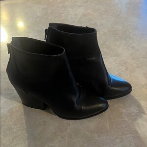 Sleek Black Ankle Booties